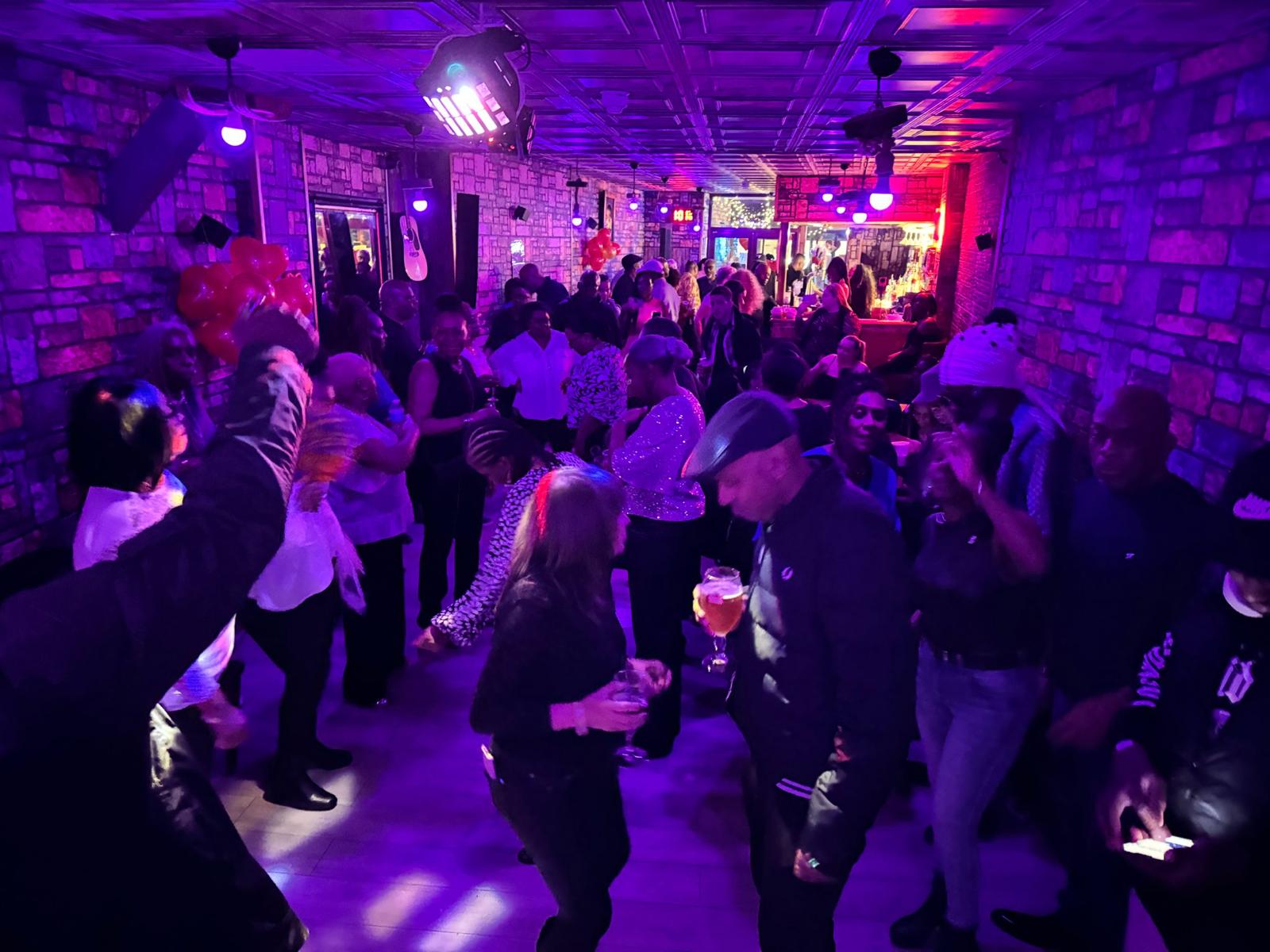 The Marmalade Club floor full of guests dancing at a private takeover.